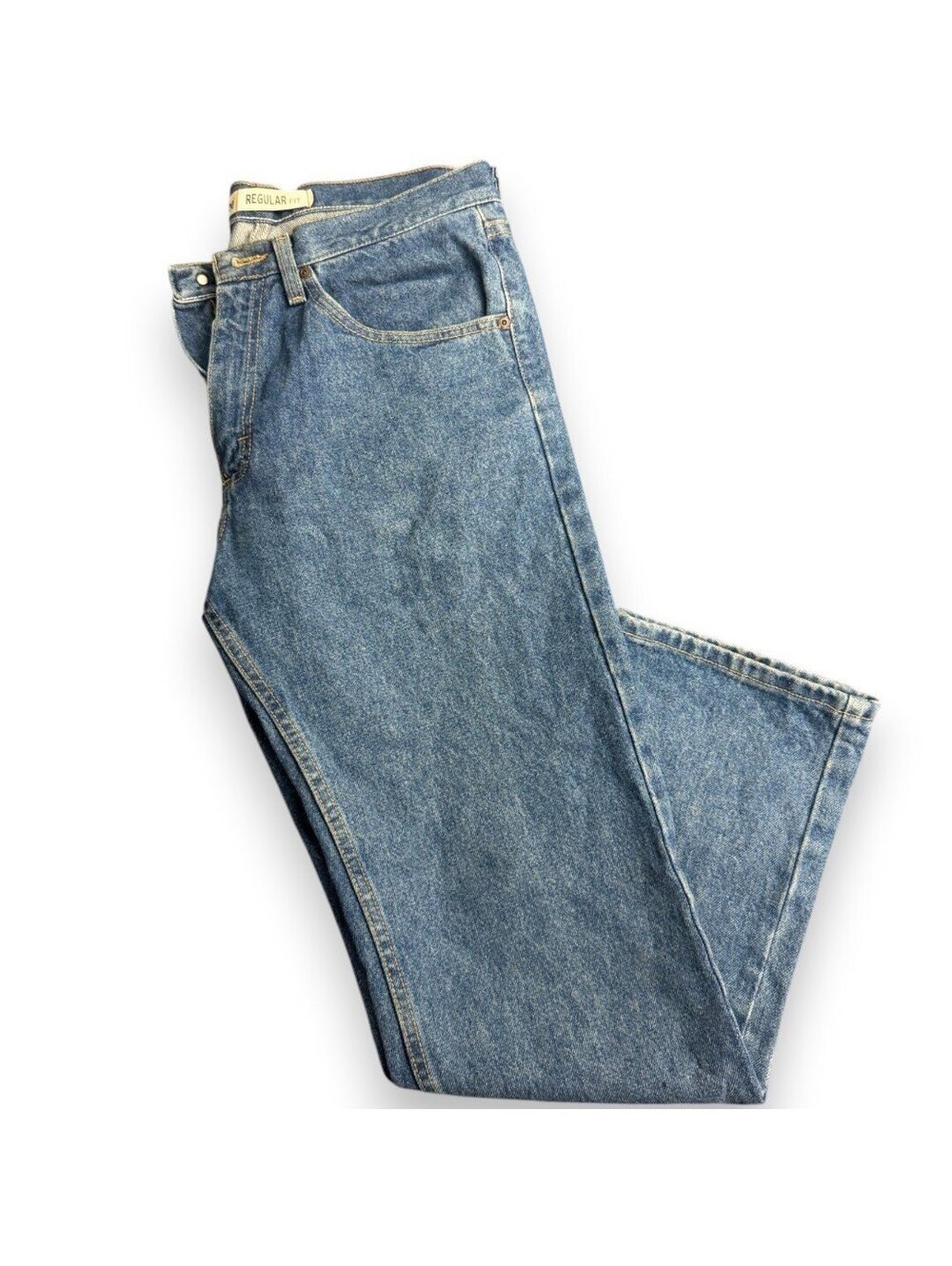 🫂 Lee Jeans 32x30 Blue Wash Runs Big Fits 34 - Picture 2 of 8